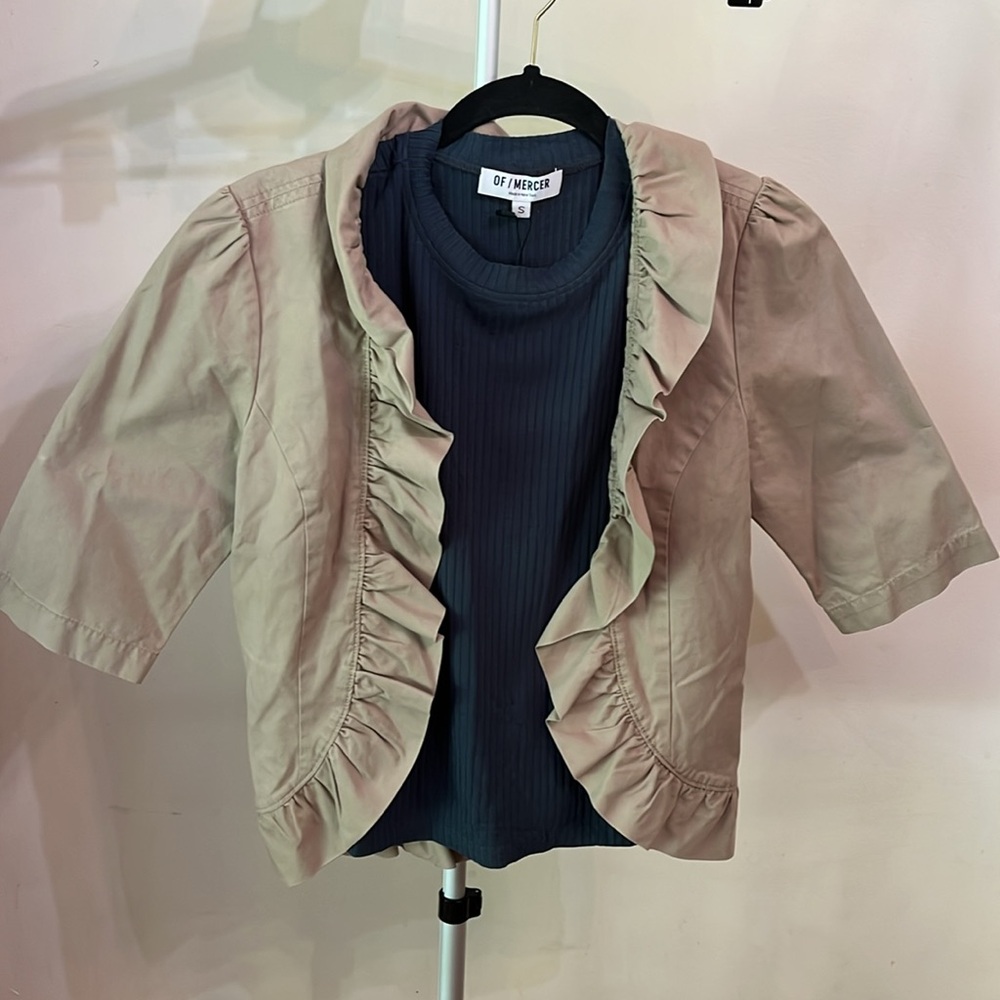 Fossil Ruffled Balero Jacket - Picture 2 of 7
